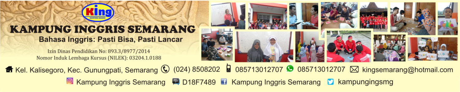 KAMPUNG INGGRIS SEMARANG - 024-8508202 / 085713012707